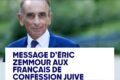 L'appello di Éric Zemmour alla comunità ebraica
